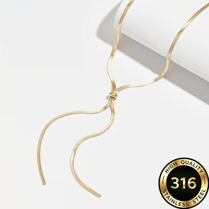 Women's Light Luxury Y-Shaped Long Necklace